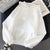 Hands print Oversized Womens hoodie Kawaii Loose Streetwear Sweatshirts Women Hooded Simple Pullovers Korean Style Warm