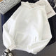 Hands print Oversized Womens hoodie Kawaii Loose Streetwear Sweatshirts Women Hooded Simple Pullovers Korean Style Warm