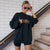 Hoodies Women Autumn 2020 Simple All-match Letter Printed Leisure Oversize Pullovers Korean Warm Loose Streetwear Sweatshirts