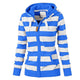 Hoody Women Ladies Zipper Tops Hoodie Hooded Sweatshirt Coat Jacket Casual Long Sleeve Sweatshirt Slim Jumper #D7
