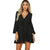 JAYCOSIN Party Vintage Women Dress Long Sleeve Female Sexy V-Neck Autumn 2019 Winter Dress Elegant Dot Print Dresses Vestidos