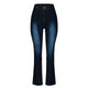 JAYCOSIN jeans Women's Winter High Waist Jeans Elastic Waist Pockets Solid Color Jean 2020 new hot sale spodnie jeansowe damskie