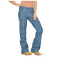 Jeans Woman Plus Size Denim Pants Destoryed Flare Jeans Button Wide Leg Denim Cargo Pants Combat Jeans Dropshipping ##6