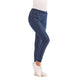 Jeans for Women Mom Jeans Mid Waist Jeans Woman High Elastic Plus Size Stretch Jeans Female Washed Denim Skinny Pencil Pants#B
