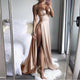 KANCOOLD dress High-Split Maxi Sexy Women Solid Evening Party Dresses Clubwear Long Sleeveless dress women 2018jul31