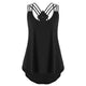 KANCOOLD tops high quality Ladies' Bandages Sleeveless Vest High Low Top Notes Strappy summer tops for women 2018 ap26