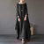 Kaftan Womens Maxi Dress Summer O Neck Long Sleeve Spring Cotton Linen Gown Robe Dresses Plus Size Large Size Dresses