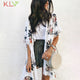 Kimono Cardigan Women Long Chiffon Floral Print Kimono Mujer Kimonos Plus Size Blouse 2019 Summer Beach Harajuku Femininas 19A23