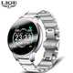 LIGE Luxury Smart Watch Women Waterproof Sports Fitness Tracker For Android ios Reloj inteligente Ceramic Strap smart watch Men