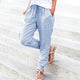 Laamei Chic Loose Pants Women Soft Harem Pants Breathable Slim Ankle Length Pants Korean Leisure Hallen Pants Casual Trousers