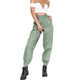 Laamei Women Cargo Pants Sexy Ladies Casual Harem Tactical Pant Women Military Clothing Multi-Pocket Joggers Sweat Pants