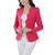 Ladies OL Fashion Slim Blaze Coat Women Suit Jacket Women Autumn Long Sleeve Ladies Blazer Work Wear Blazer 4 Colors