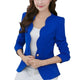 Ladies OL Fashion Slim Blaze Coat Women Suit Jacket Women Autumn Long Sleeve Ladies Blazer Work Wear Blazer 4 Colors