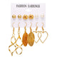 Luokey Vintage Pearl Dangle Earrings Set For Women Bohemian Earings Fashion Jewellery 2020 Wedding Cute Heart Star Drop Earrings