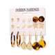Luokey Vintage Pearl Dangle Earrings Set For Women Bohemian Earings Fashion Jewellery 2020 Wedding Cute Heart Star Drop Earrings
