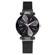 Luxury Starry Sky Stainless Steel Mesh Bracelet Watches For Women Crystal Analog Quartz Wristwatches Ladies Sports Dress Clock