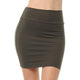 Mini Skirt Women Elegant Solid Color Loose Fashion Female Short Skirt Breathable Ladies Plus Size Stretchy Tube Pencil Skirt