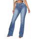 NIBESSER 2020 Fashion High Waist Denim Pants For Women Casual Ladies Pockets Jeans Spring Long Blue Denim Trouser Mujer Plus