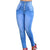NIBESSER High Waist Women Jeans Buttons Female Pant Slim Elastic Plus Size Stretch Jeans Plus Size Denim Blue Skinny Pencil Pant