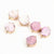 Natural Stone Connector for Jewellery Round Druzy Crystal Necklace Pendants Charms for Jewelry Making DIY Necklaces Bracelet