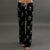 New FREE PANTS Better Skull Print Loose Wide Leg Pants Daily High Waist Casual Women Pants Harajuku Blue Black Trousers Size 5XL