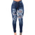 New Spring Autumn Women Blue Mid Waist Ladies Sexy Casual Ultra Stretchy Ripped Jeans Fashion Denim Trousers Pencil Skinny Jeans