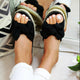 Oeak Leopard Sandals Torridity Sexy 2020 New Fahion Women Slippers Open Toe Casual Shoes Ladies Outdoor Beach  Flops Female