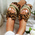 Oeak Leopard Sandals Torridity Sexy 2020 New Fahion Women Slippers Open Toe Casual Shoes Ladies Outdoor Beach  Flops Female