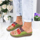 Oeak Summer Women Sandals Stitching Sandals Ladies Open Toe Casual Shoes Platform Wedge Slides Beach Woman Shoe Drop shipping