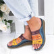 Oeak Summer Women Sandals Stitching Sandals Ladies Open Toe Casual Shoes Platform Wedge Slides Beach Woman Shoe Drop shipping