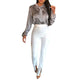 Office Ladies Pure Color Slim Fit Trousers Work Wear Women High Waist Pants Femme Front Slit Leg Pencil Pants Elegant Fashion