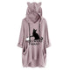 Oversized Sweatshirt Harajuku Cat Print Top Blouse Women Cute Ears Pockets Loose Hoodies Plus Size Hoody Pullover Sudadera Mujer
