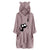 Oversized Sweatshirt Harajuku Cat Print Top Blouse Women Cute Ears Pockets Loose Hoodies Plus Size Hoody Pullover Sudadera Mujer