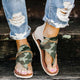 PU Leather Shoes For Women Sandals Casual Summer Shoes Flop Platform Sandals 2020 Ladies Fashion Roma Solid Peep Toe Sandals