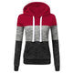 Patchwork Hoodies Sweatshirts Women Casual Pullover Tops  Jumper Hooded Sweatshirt Female Hoodie Sudadera Plus Size S-5XL