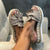 Platform Slippers Women Slides Summer Bow Summer Sandals Slipper Indoor Outdoor Linen Flip-flops Beach Female Wedge Shoes