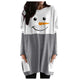Plus Size Christmas Elk Print Tops Tee Women Sleeve T-shirt Casual Female Long Sleeve T Shirt 2020 New Christmas Top Home Wear