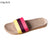 SAGACE 2018 shoes Women Men Anti-slip Linen Home Indoor Summer Open Toe Flats Shoes Slippers sapato calzado zapatos mujer