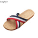 SAGACE 2018 shoes Women Men Anti-slip Linen Home Indoor Summer Open Toe Flats Shoes Slippers sapato calzado zapatos mujer