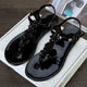 SAGACE 2019 Summer Platform Women Flat Rope Female Beach Black Sandal Shoes Breathable Comfort Ladies Casual Designer May29