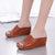 SAGACE 2019 Women's Slippers Fashion Casual Hollow Out Slippers Women High Heels Thick Platforms Shoes Slippers flip flops women