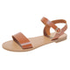 SAGACE Women's Sandals Solid Color PU Leather Sandals Women Fashion Rome Style Summer Women Shoes Women Shoes 2019 Sandals941024