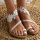 SHUJIN Women Flat Shoes Summer Bohemian Gladiator Roman Sandal Boho Sandalias Mujer Colorful Female Beach Flat Shoes