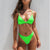 Sexy Bikinis 2020 Mujer Padded Yellow Micro Bikini Set Candy Color Two Piece Brazilian Swimsuit Bathing Suit Women Swimwear #N