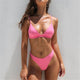 Sexy Bikinis 2020 Mujer Padded Yellow Micro Bikini Set Candy Color Two Piece Brazilian Swimsuit Bathing Suit Women Swimwear #N