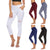 Skinny pant capri Women Sexy Holes Pencil sweapant Summer Female High Waist Casual Trouser Stretch Ripped Jean PlusSize