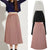 Skirt For Womens Solid Pleated Elegant Midi Elastic Waist Maxi Skirt Pink Bohemian Skirtr Bodycon Skirt Sexy Skirt Платья #38