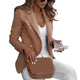 Spring Women Blazer Suit Coat Autumn Solid Office Lady Bussiness Jacket Veste Femme Slim Ladies Blazer Feminino