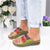 Summer Women Slippers RomeRetro Three-color Casual Shoes Thick Bottom Open Toe Sandals Slip On Slides fast shipping