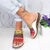 Summer Women Slippers RomeRetro Three-color Casual Shoes Thick Bottom Open Toe Sandals Slip On Slides fast shipping